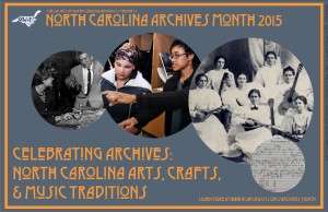 2015 NC Archives Month poster