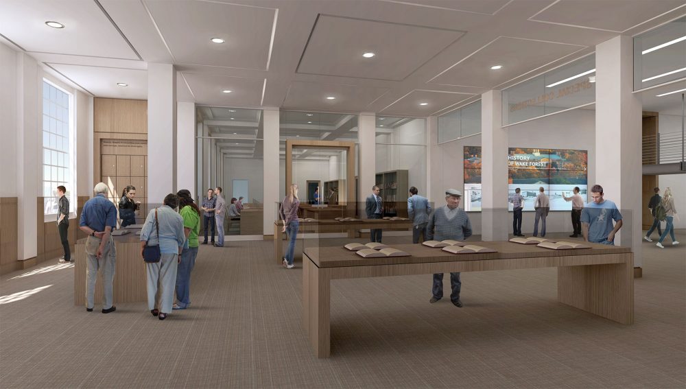 2017 Renovation concept: Special Collections & Archives