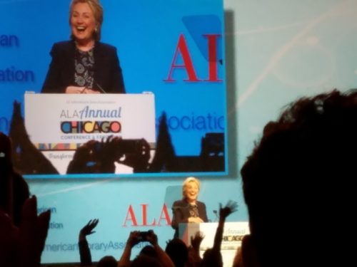 Hillary Clinton at ALA 2017 in Chicago