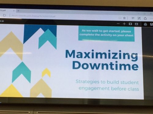 Maximizing Downtime-TILC 2017