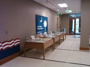 SC Political Collections exhibit area