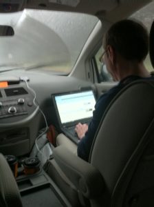 Giz online in the ZSR Van