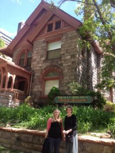 Joy and I at the Molly Brown house in Denver. 