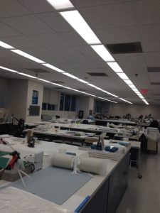 One of many Preservation labs at Archives II