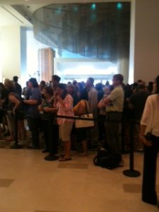 Archivists waiting to look at football players