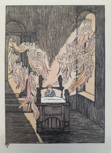 Cottie Yeats art illustration of angels