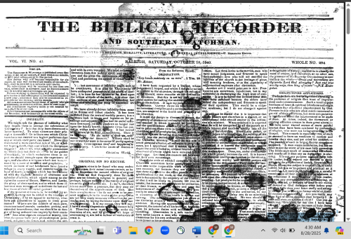 Biblical Recorder
