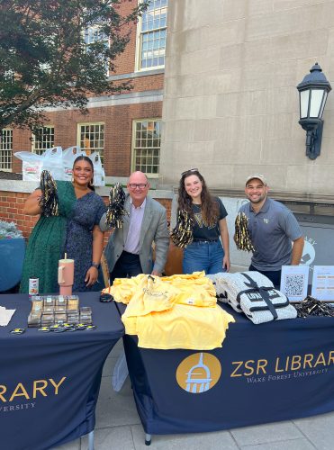 ZSR Deacs Day of Giving table