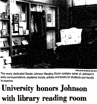 Johnson Room, ZSR Library
