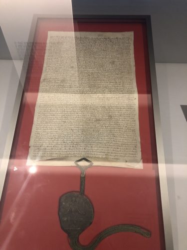 Photograph of the Magna Carta