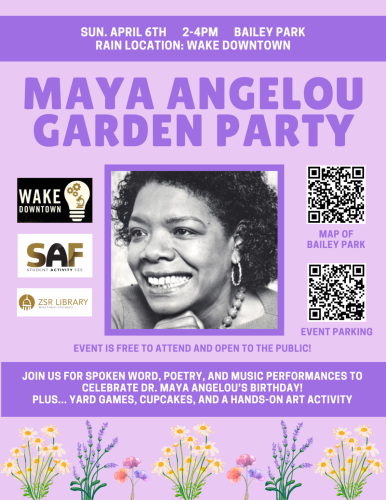 Maya Angelou Garden Party