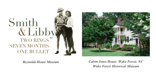 Smith& Libby exhibit image and an image of the Calvin Jones House