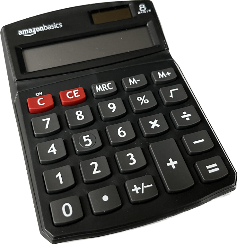 Basic Calculator (8-Digit Display)
