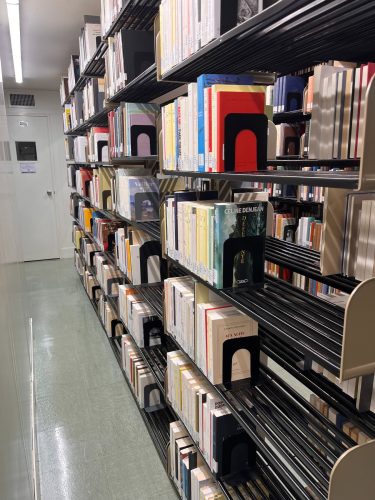 Collection shelving on the 5th floor