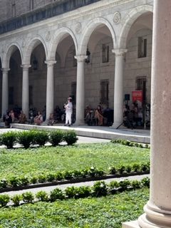 Image of the Boston Public Library courtyard