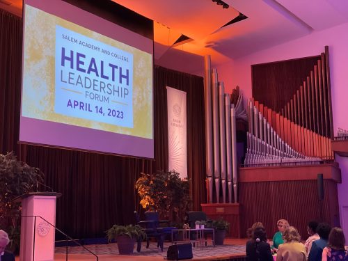 2023 Health Leadership Forum at the Salem Academy and College Hanes Auditorium