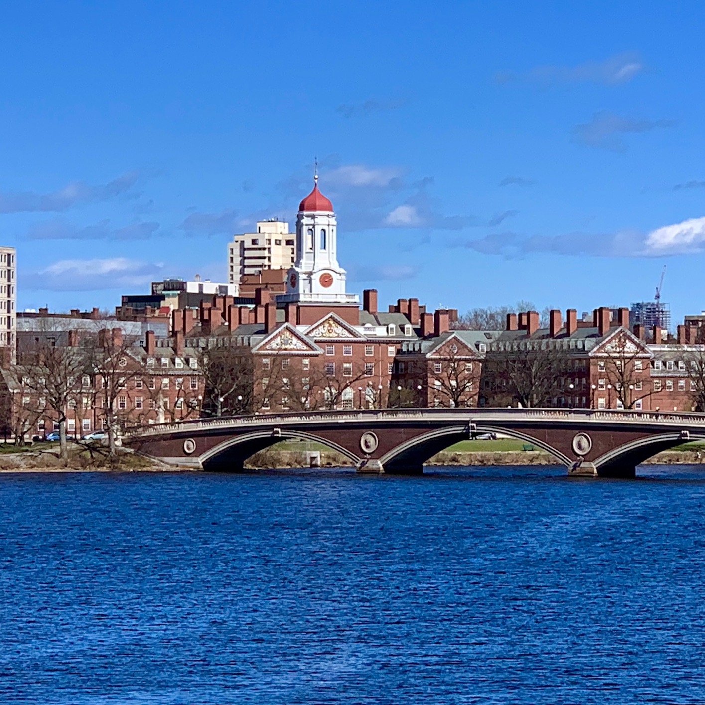 Harvard campus on the Charles River