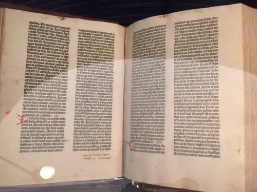 Gutenberg Bible at the Ransom Center