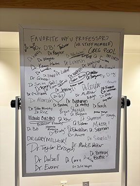 Graduating Seniors Tell Us Their Favorite Folks on Campus!