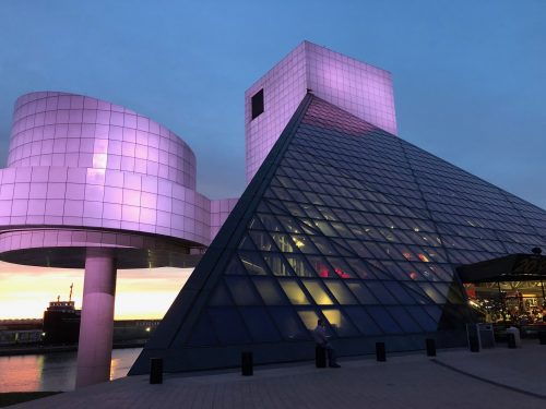 Rock and Roll Hall of Fame at Sunset