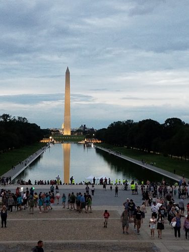 Reflecting pool in DC