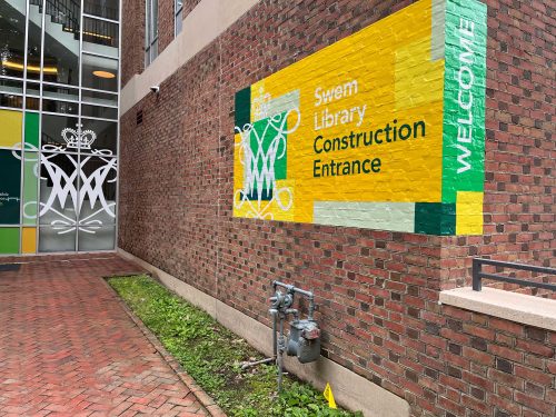 Swem Construction Entrance