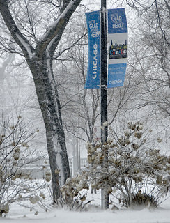 ALA Welcome Banner in the Snow