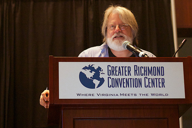 Gardner Campbell delivering his keynote